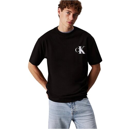 Calvin Klein Jeans Majice s kratkimi rokavi J30J327475 Črna Slike