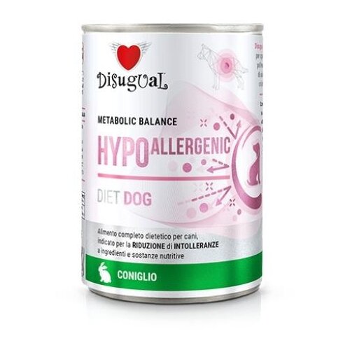 Disugual Disigual veterinarska dijeta za pse konzerva Hypoallergenic - Rabbit 400g Cene