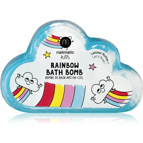Nailmatic Kids Rainbow Bath Bomb kroglica za kopel 3y+ 160 g