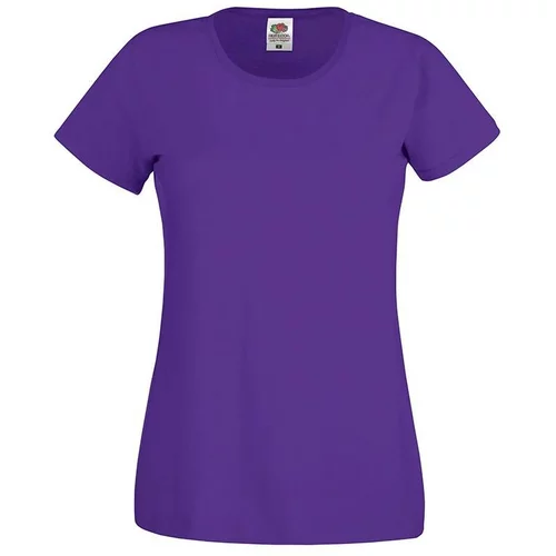 Fruit Of The Loom Purple Lady fit Women's T-shirt Original