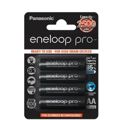 Panasonic Eneloop Pro baterija AA, 4 kom