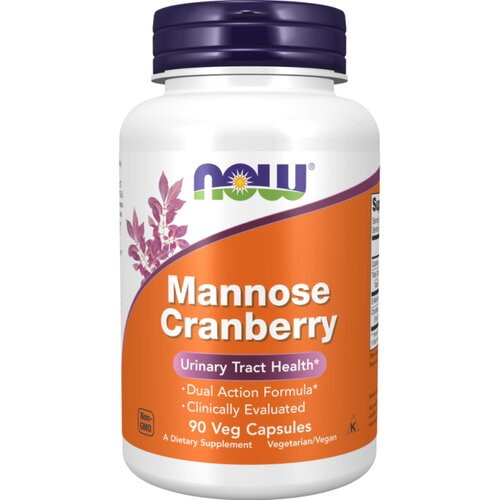 Now Foods D-manoza i brusnica NOW, 1400 mg (90 kapsula) Cene