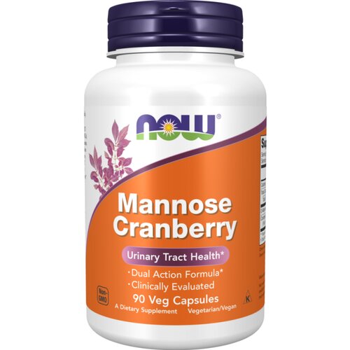 Now Foods D-manoza in brusnica NOW, 1400 mg (90 kapsul) Cene