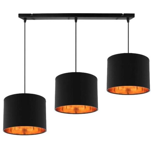 Candellux Lighting Črna viseča svetilka 20x72 cm Candida - Candellux Lighting Cene