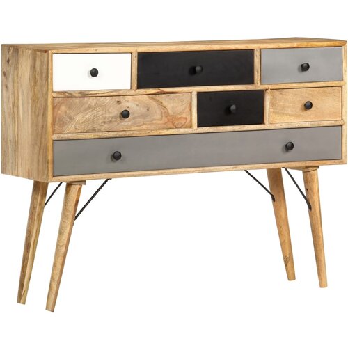 vidaXL Komoda 110x30x82 cm trden mangov les, (20955429) Cene