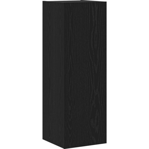 vidaXL Set TV kabineta s policom s pohranom s vratima 4 pcs Crni hrast 30.5 x 30 x 90 cm Cene