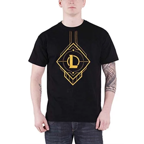 Difuzed League of Legends - Moške jedrne majice s kratkimi rokavi črne, (20850547)