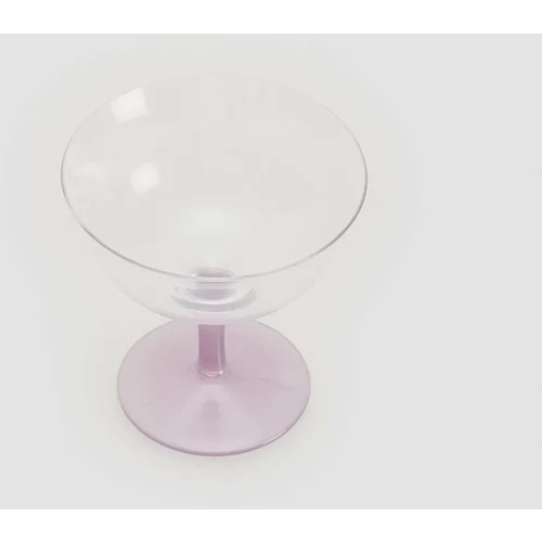 Reserved steklena skodelica za sladoled - vijolična
