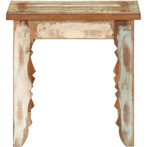 Maison Chic Klubska mizica - kavna mizica - Nizka mizica 40x40x40 cm trden predelan les, (21754085) Cene