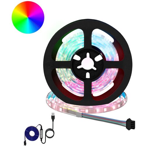  LED traka 2 pcs Crna i prozirna 1000 mm Bakar i plastika Slike