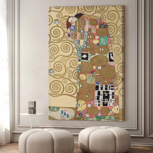  XXL slika - Gustav Klimt &amp;ndash; The Fulfilment 133x200 Slike