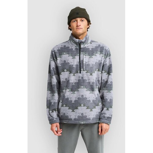 Billabong Boundary Mock Neck Half-Zip Pulover iz flisa pewter Slike