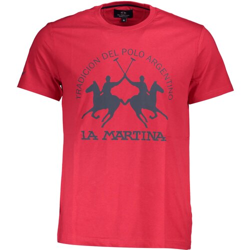 La Martina MEN&amp;amp;#39;S SHORT SLEEVE T-SHIRT RED Slike