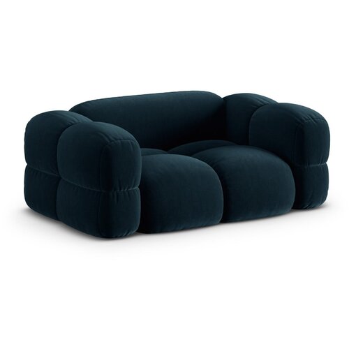 Cosmopolitan Design Temno modra žametna sedežna garnitura 180 cm Loretto &amp;ndash; Slike