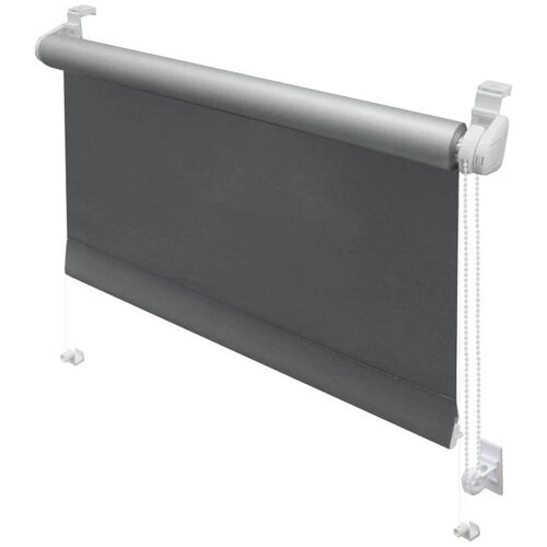 Gardinia temno siv rolo 80x150 cm mini termo Slike
