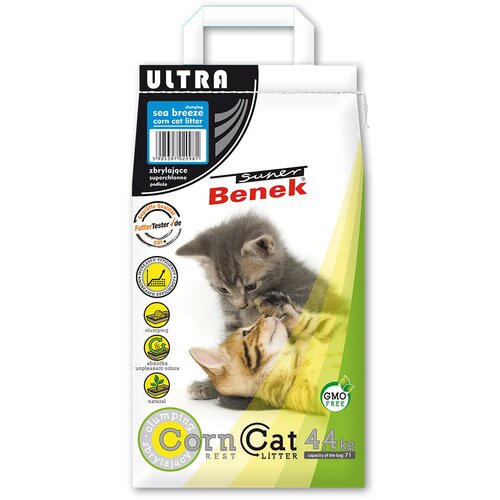 Benek Super Corn Cat Ultra morski povjetarac - 7 l (oko 4,4 kg) Cijene
