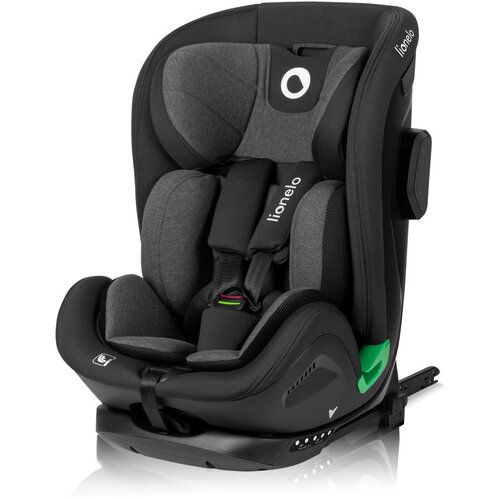 Lionelo autosjedalica Harper i-Size 9-36 kg (76-150 cm) 360, Black Carbon Grey Slike