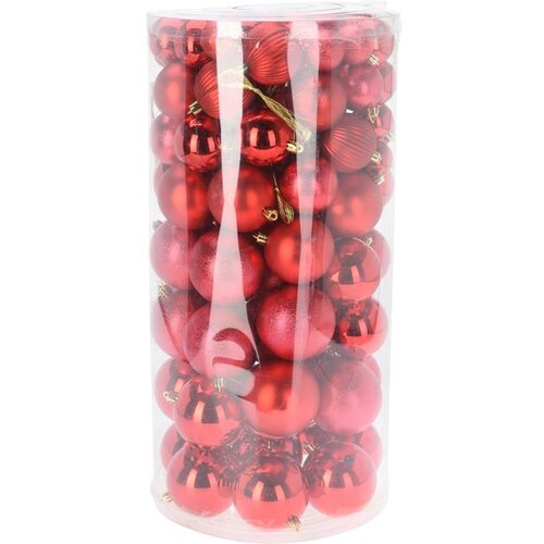  BOŽIĆNE KUGLE SET 100/1 CRVENE Cijene