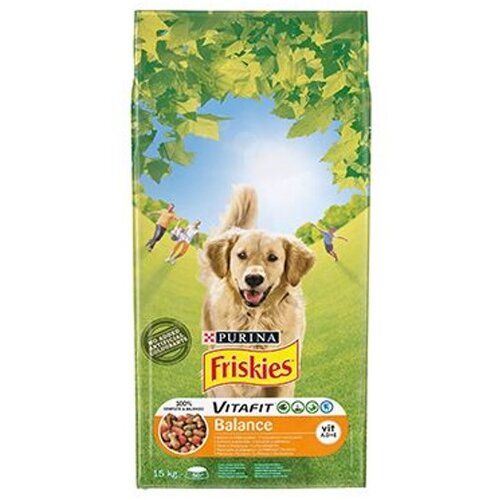 Friskies Suva hrana za pse sa ukusom piletine i povrća Dog Balance, 15kg Cene