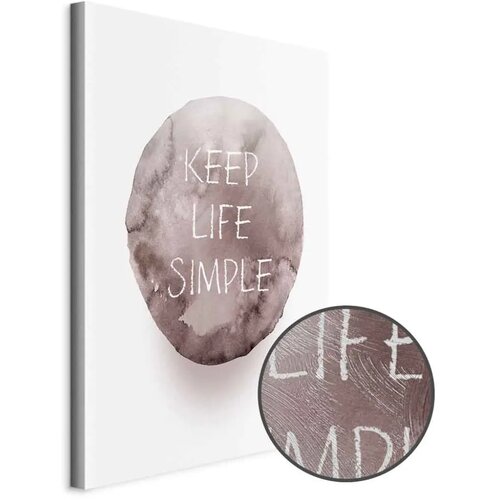  Slika - Keep Life Simple (1 Part) Vertical 20x30 Premium Print Cene
