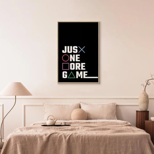  Slika - Binge Gaming 60x90 U prirodnom drvenom okviru Slike