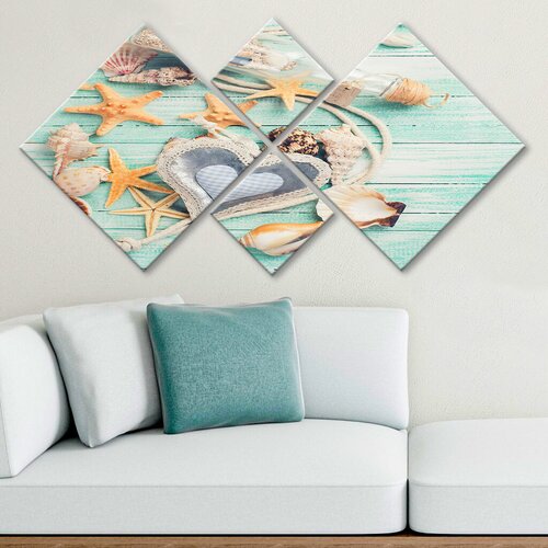 Wallity slika 4MDF262793924, 60x115 cm, 4 dela Cene