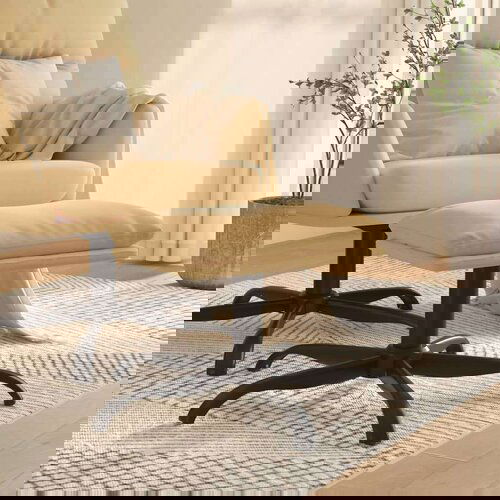  Tabure krem 60x60x36 cm od mikrovlakana Slike