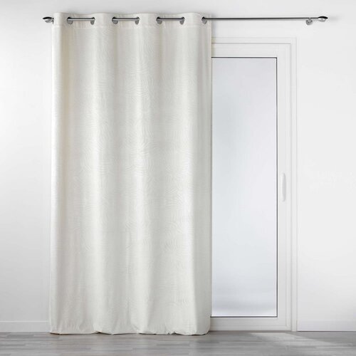 Douceur d intérieur Kremno bela žametna zavesa 140x240 cm Analia – Cene