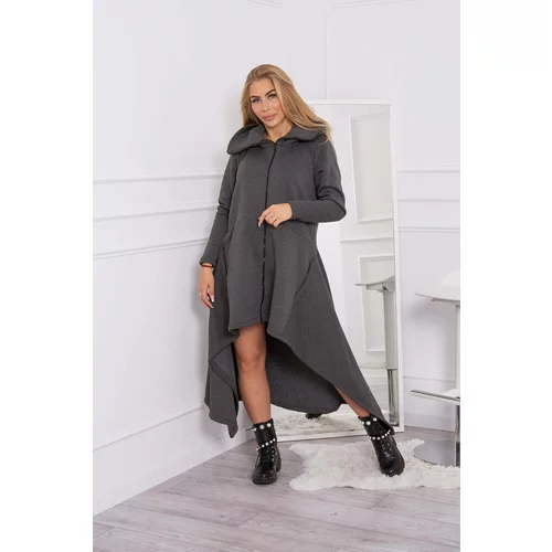 Kesi Insulated dress with longer sides graphite