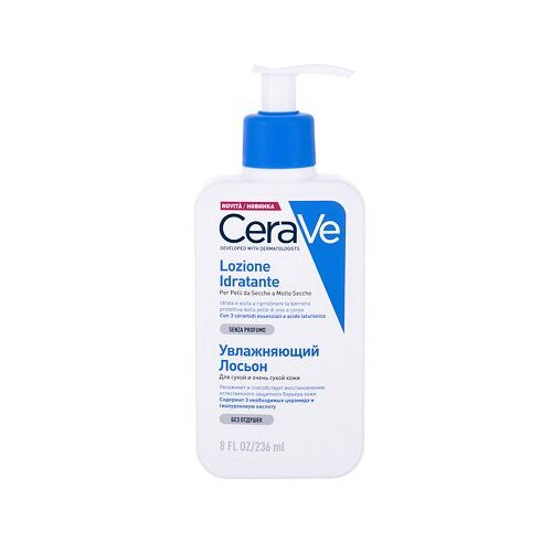 CeraVe moisturizing vlažilni losjon za telo in obraz 236 ml za ženske Slike