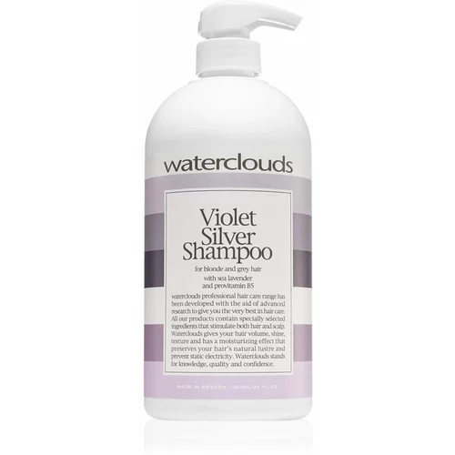 Waterclouds Violet Silver Shampoo šampon za nevtralizacijo rumenih tonov 1000 ml