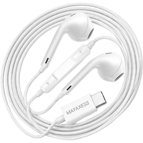 Oem Mayaxess, Žične USB-C slu&scaron;alke z vgrajenim mikrofonom za Galaxy Z Flip 6, Bela, (5000299375) Cene