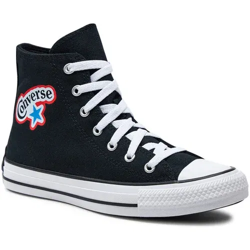 Converse Modne superge Chuck Taylor All Star Stickers A06313C Črna