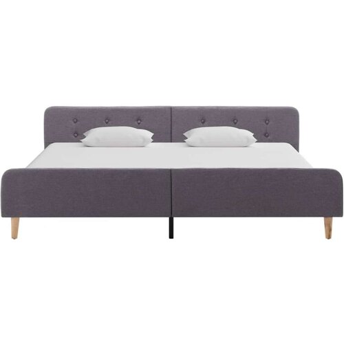 VidaXL okvir za krevet od tkanine svjetlosivi 180 x 200 cm Slike