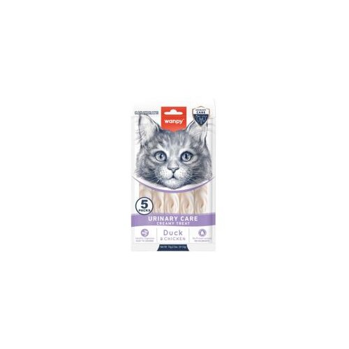 WANPY cat Creamy Lickable Treats for Cats Urinary - Duck & chicken 5x14g Cene