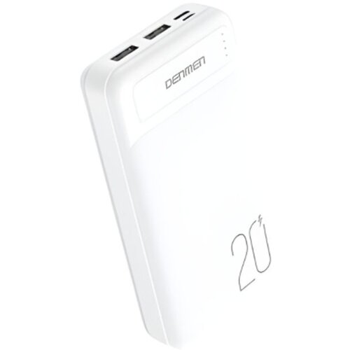 Denmen DP10 Eksterna baterija 20000mAh Power Bank bela Slike