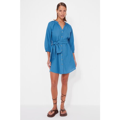 Trendyol Dress - Blue - Shirt dress Slike