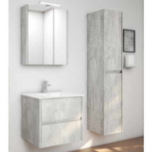 SENEX Kupaonički ormarić stojeći visoki DRINA BETON KG2164 Slike