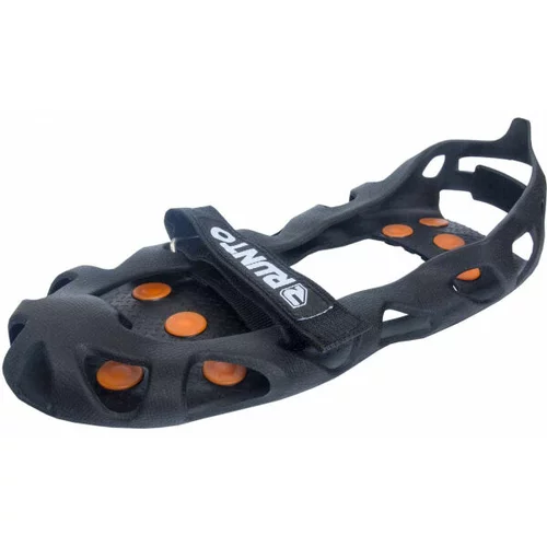 Runto NESMEK Gumene protuklizne navlake za cipele s metalnim šiljcima i kopčanjem na čičak, crna, veličina