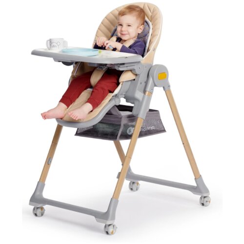 Kinderkraft stolček za hranjenje lastree&amp;trade; wood Slike