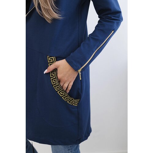 Kesi Sweatshirt with decorative tape jeans Cene