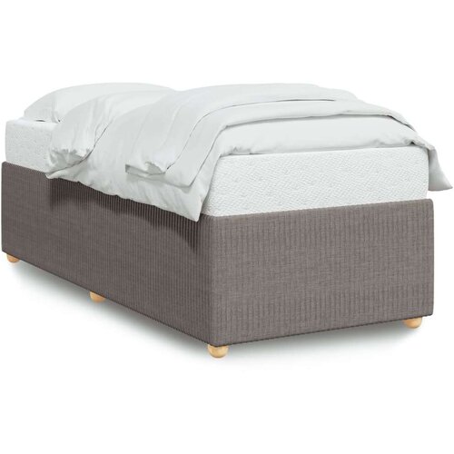 VidaXL okvir za krevet smeđesivi 80x200 cm od tkanine Slike