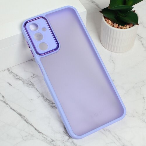 Torbica shining camera za samsung A145R/A146B galaxy A14 4G/5G ljubicasta Slike