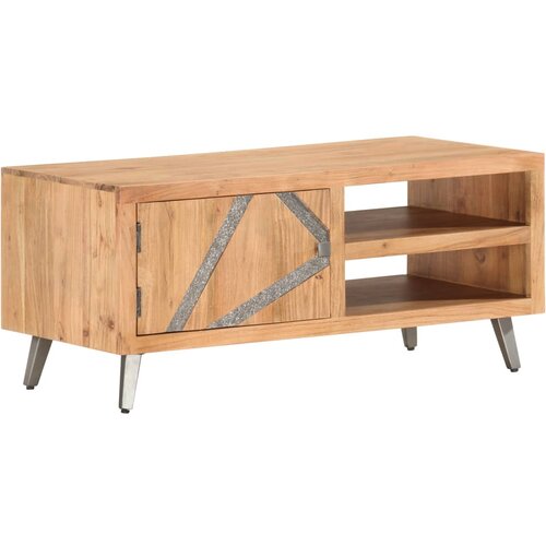 Furnova Klubska mizica 90x45x40 cm iz trdnega akacijevega lesa, (21914447) Cene