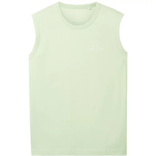 Tom Tailor Majica pastelno zelena / bela
