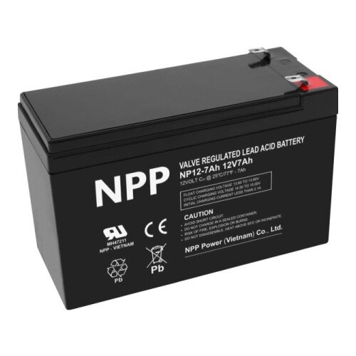 NPP np12v-7ah agm battery c20=7ah, t1 ups battery ( 23931 ) Cene