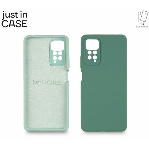 Just In Case 2u1 extra case mix plus paket zeleni za redmi note 11 pro Cene