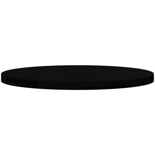 vidaXL Mizna plošča temno rjava 80x40x4 cm trdna hrastovina ovalna Cene