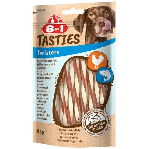 8in1 Tasties Twisters pi&scaron;čančje palčke - 85 g Cijene