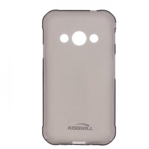 Kisswill silikonski ovitek za Samsung Galaxy Xcover 3 G388 - prozorno črn Cene